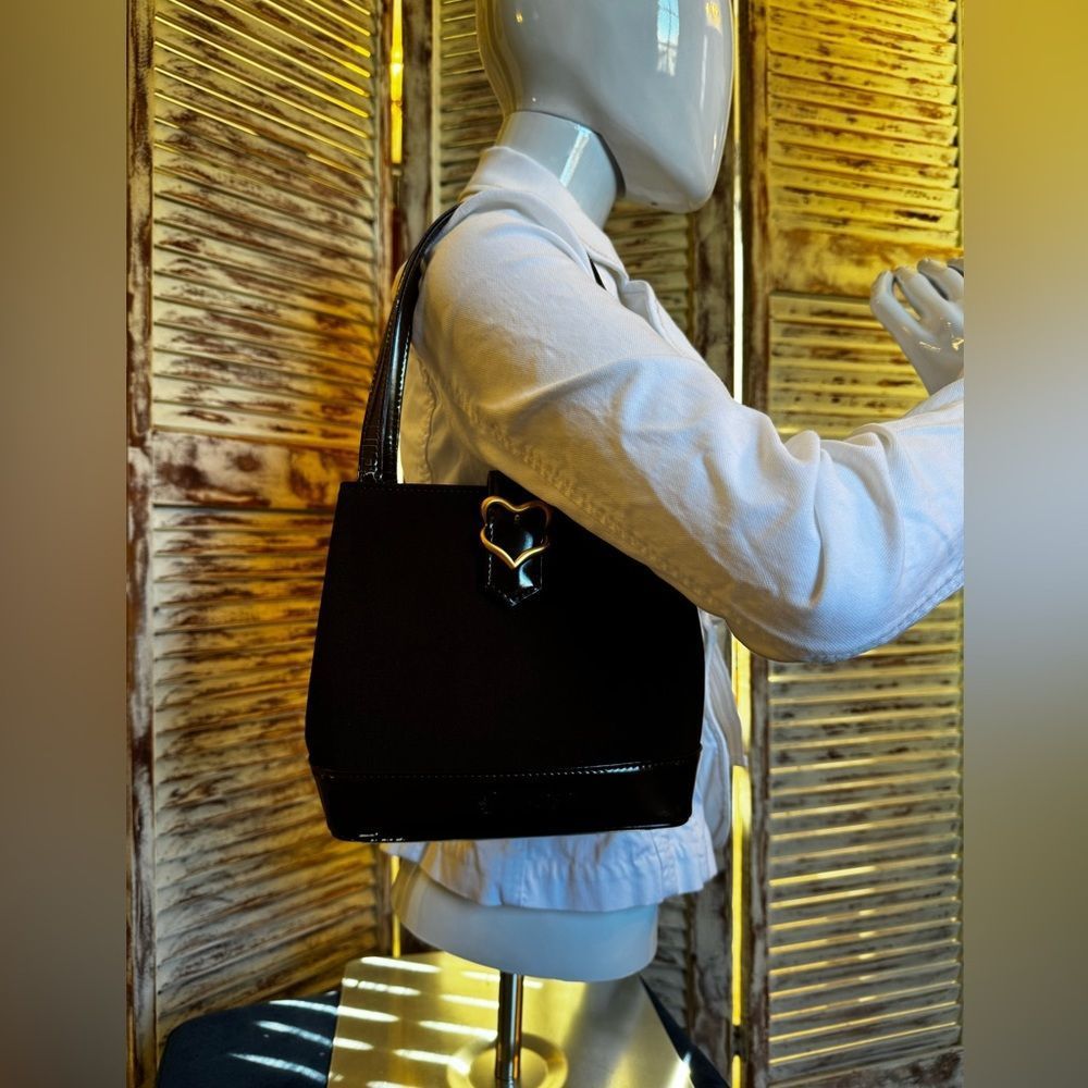 AUTH YSL VINTAGE BURGUNDY BAG