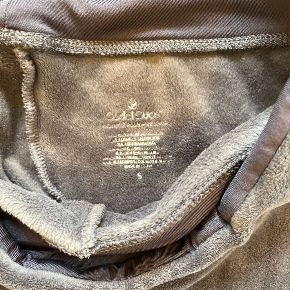 Grey Velour Pants XS