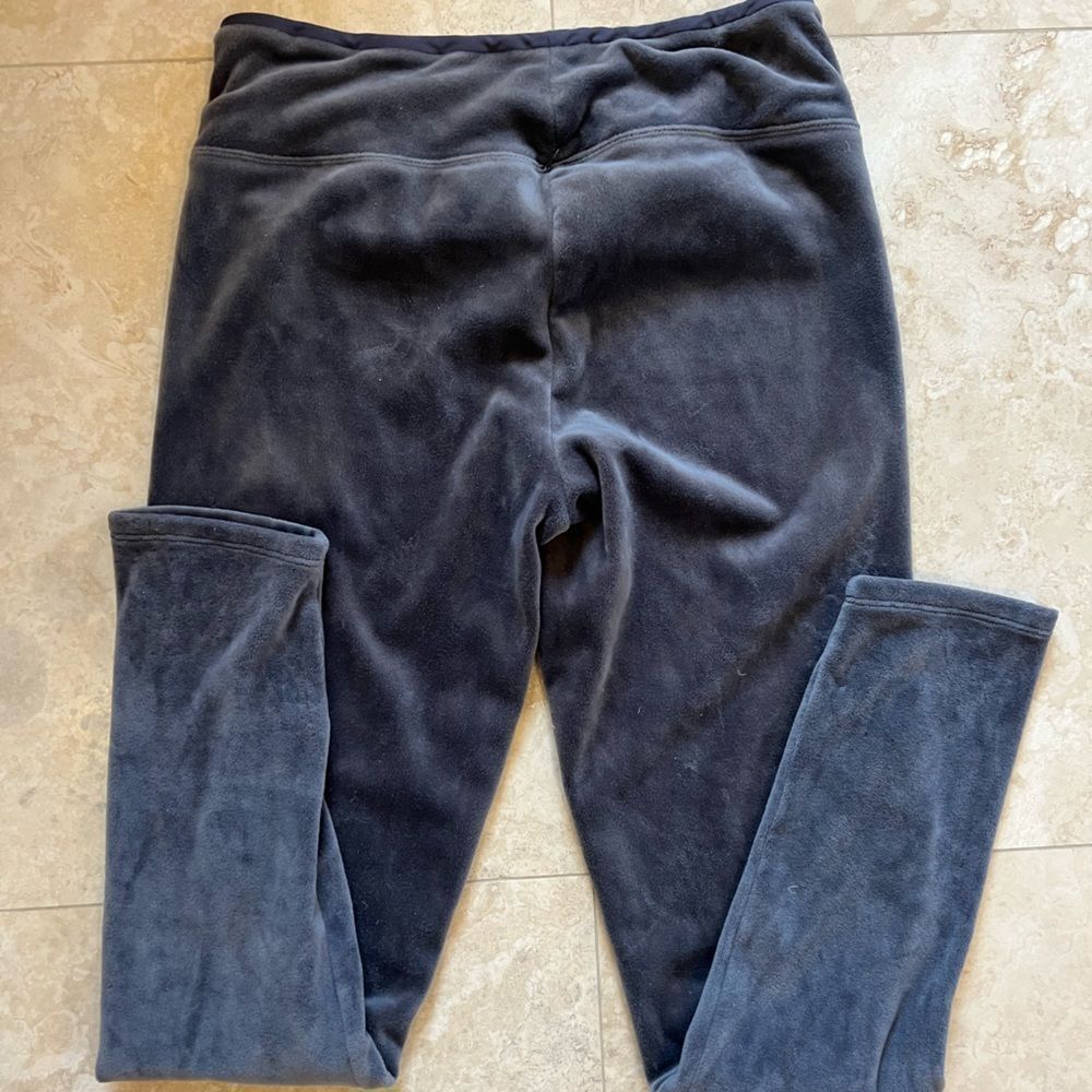 Grey Velour Pants XS