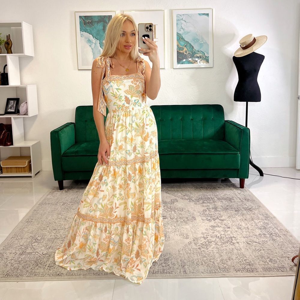 BNWT Naomi Multicolor Maxi Dress