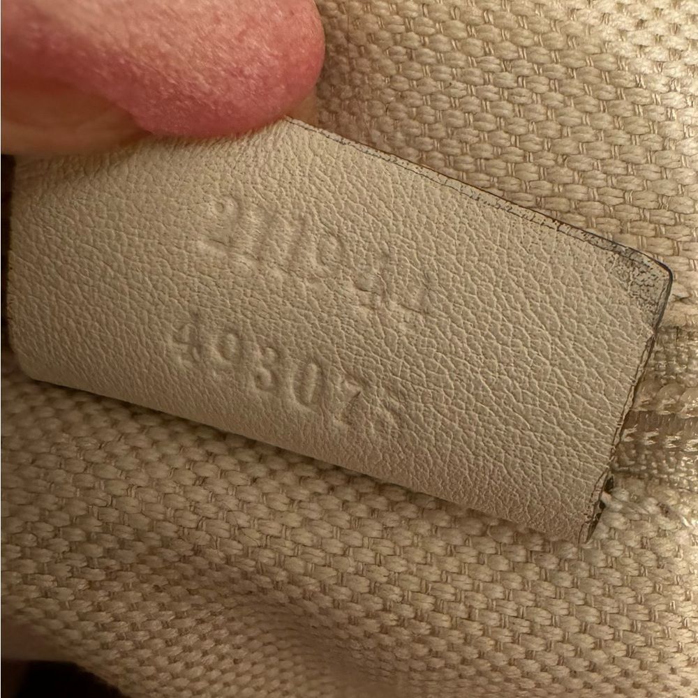 AUTH GUCCI HANDBAG WHITE