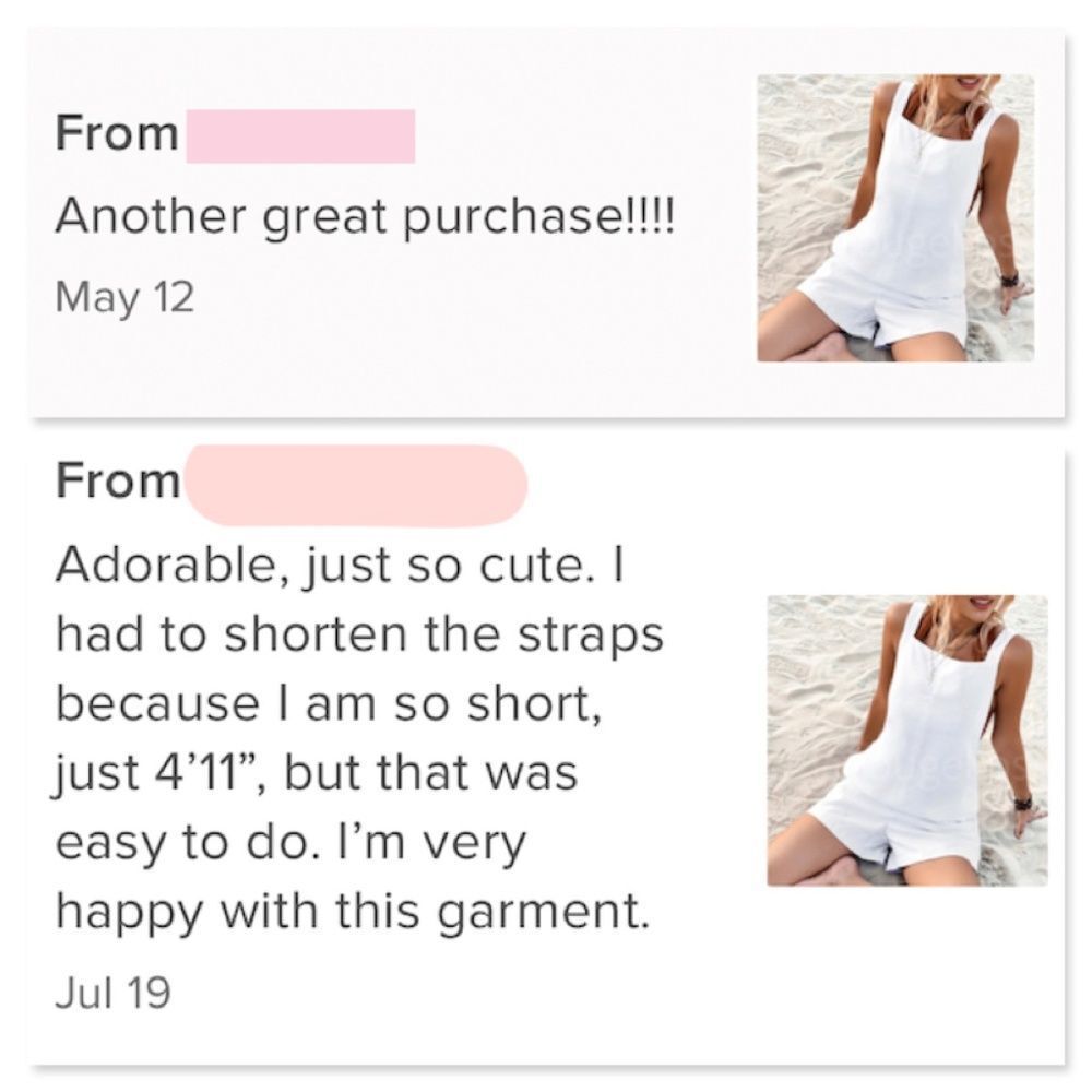 White Short Overalls with Side Pockets