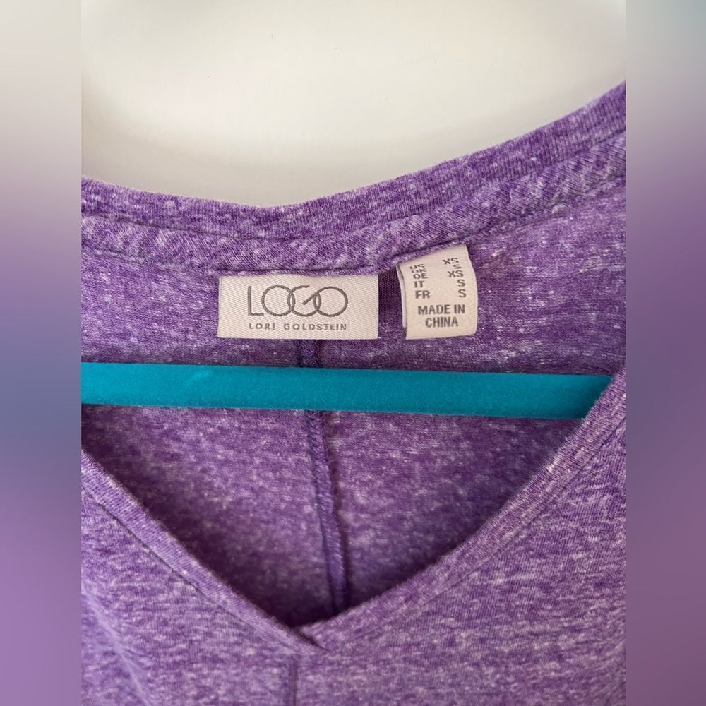 PURPLE LOGO DRESS