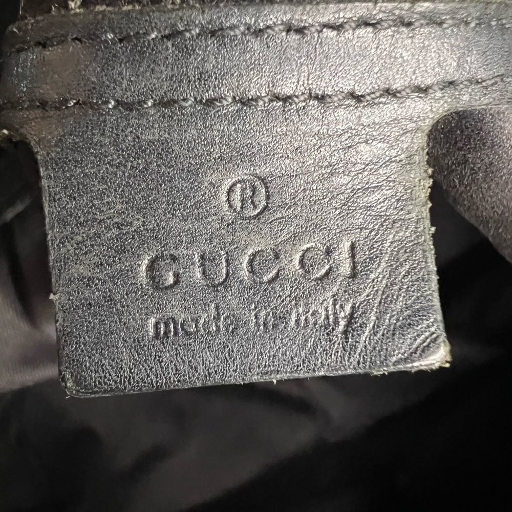 AUTH GUCCI HANDBAG- black