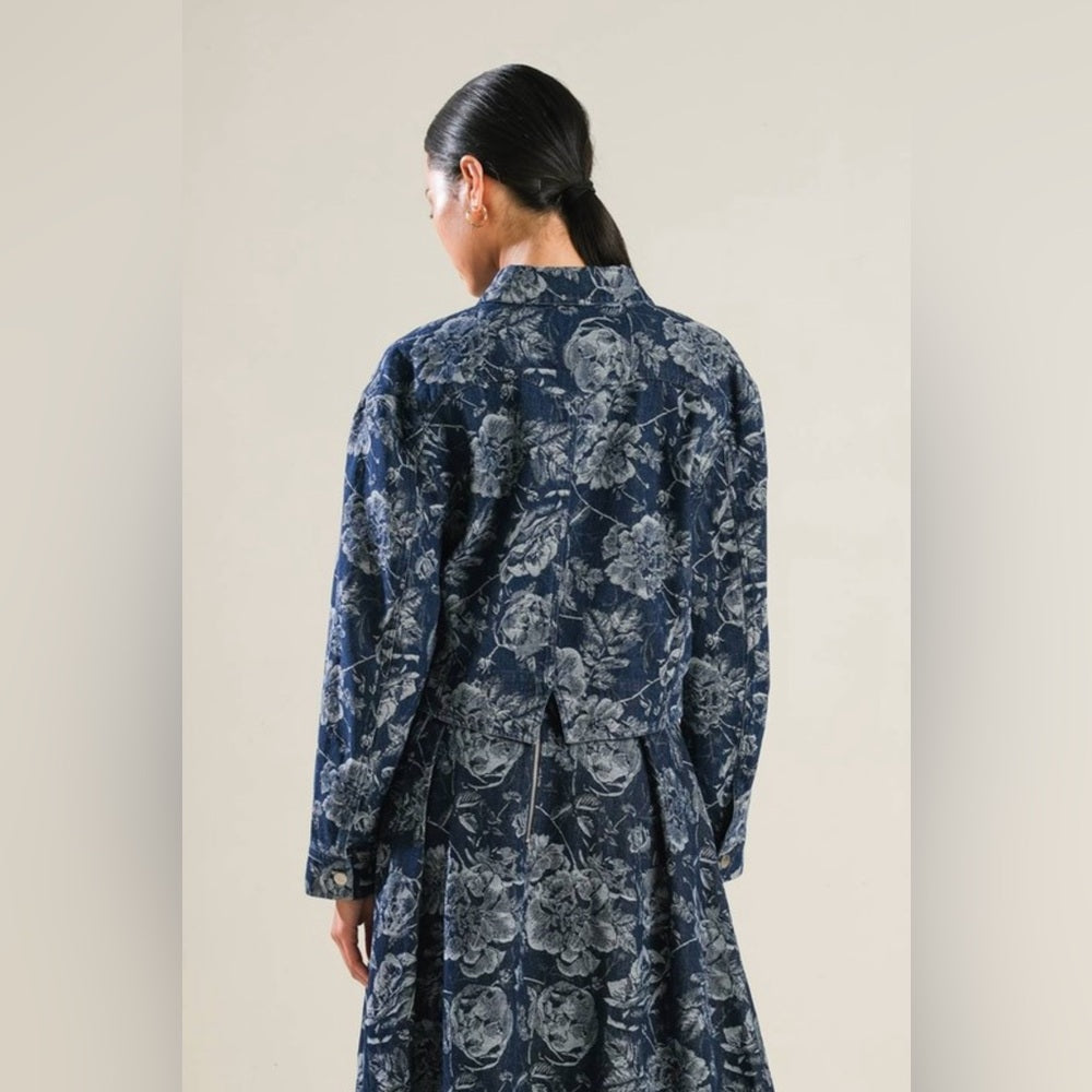 JACQUARD DENIM JACKET