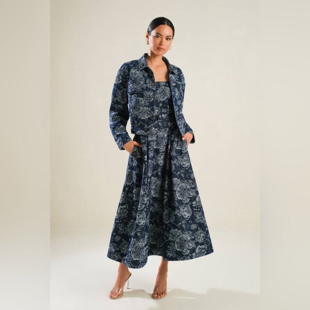 JACQUARD DENIM JACKET