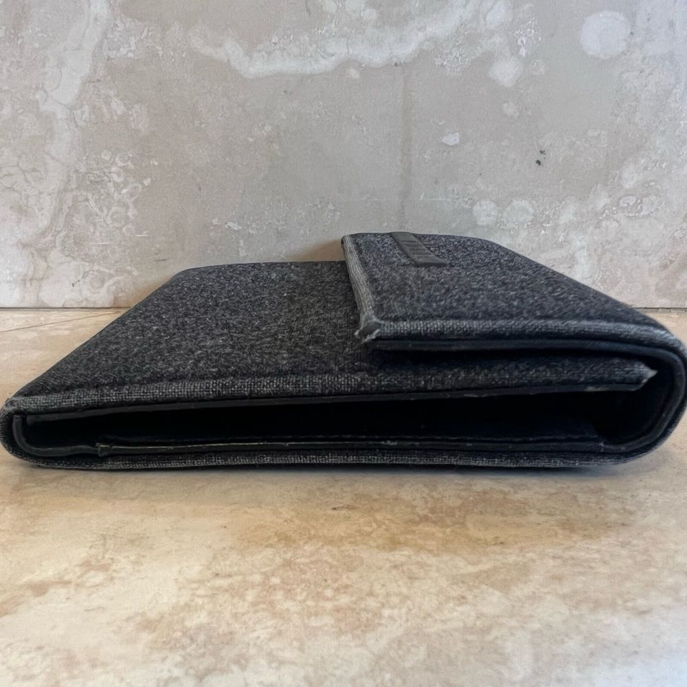 AUTH PRADA WALLET- bifold gray