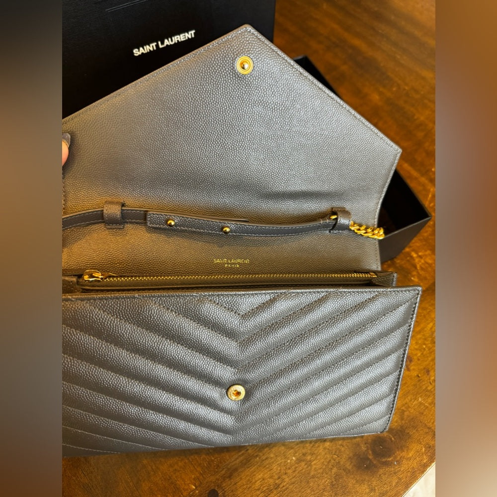 YSL Monogram Chain Wallet