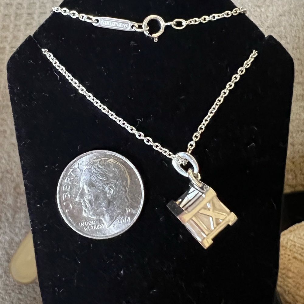 Tiffany & Co. Atlas cube necklace!!!