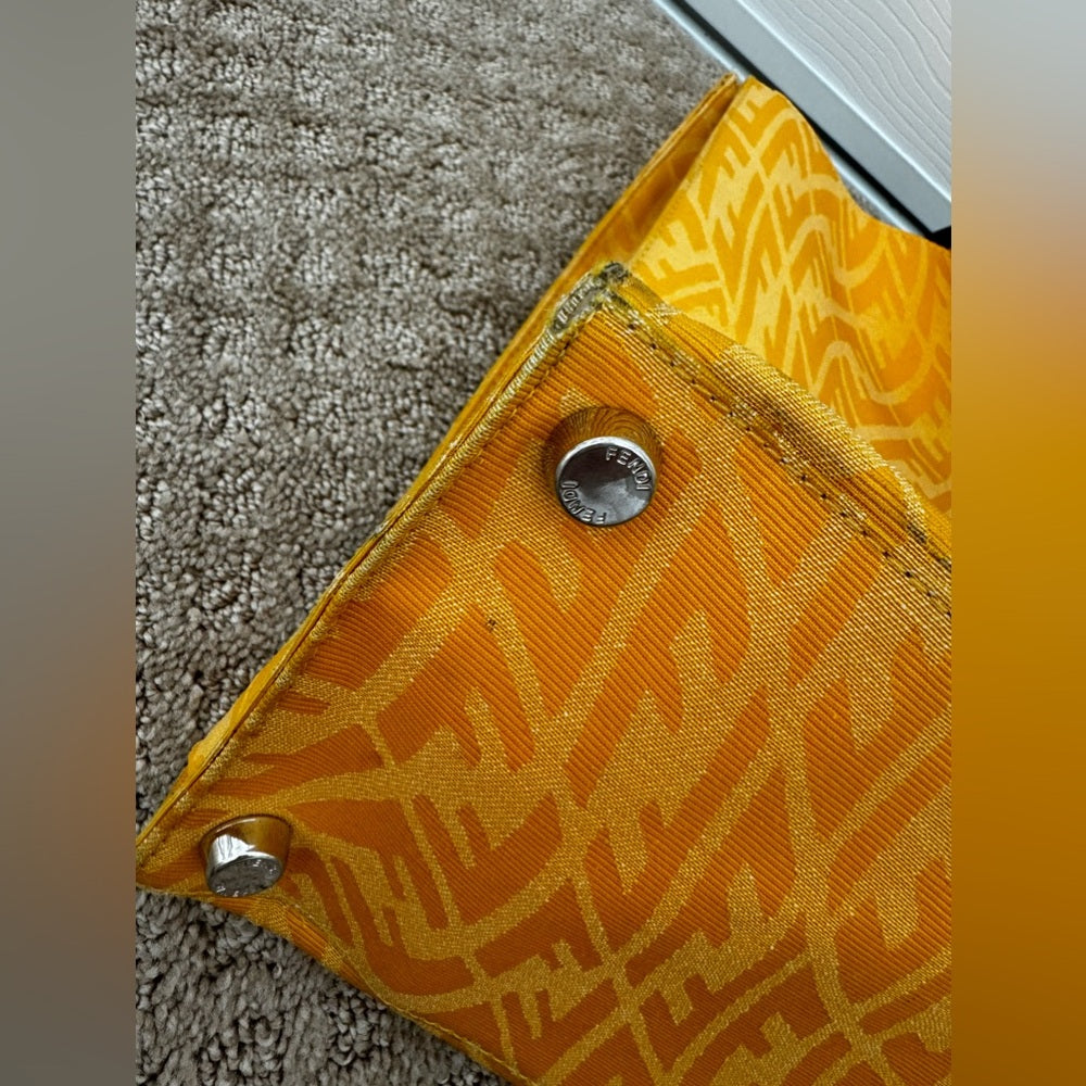 AUTH YELLOW FENDI TOTE!!!