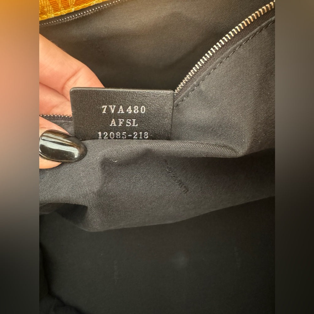 AUTH YELLOW FENDI TOTE!!!