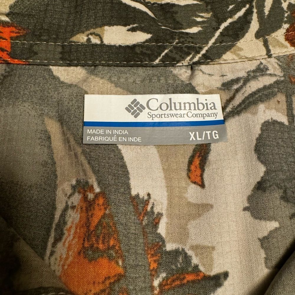 COLUMBIA lightweight men’s shirt – extra large