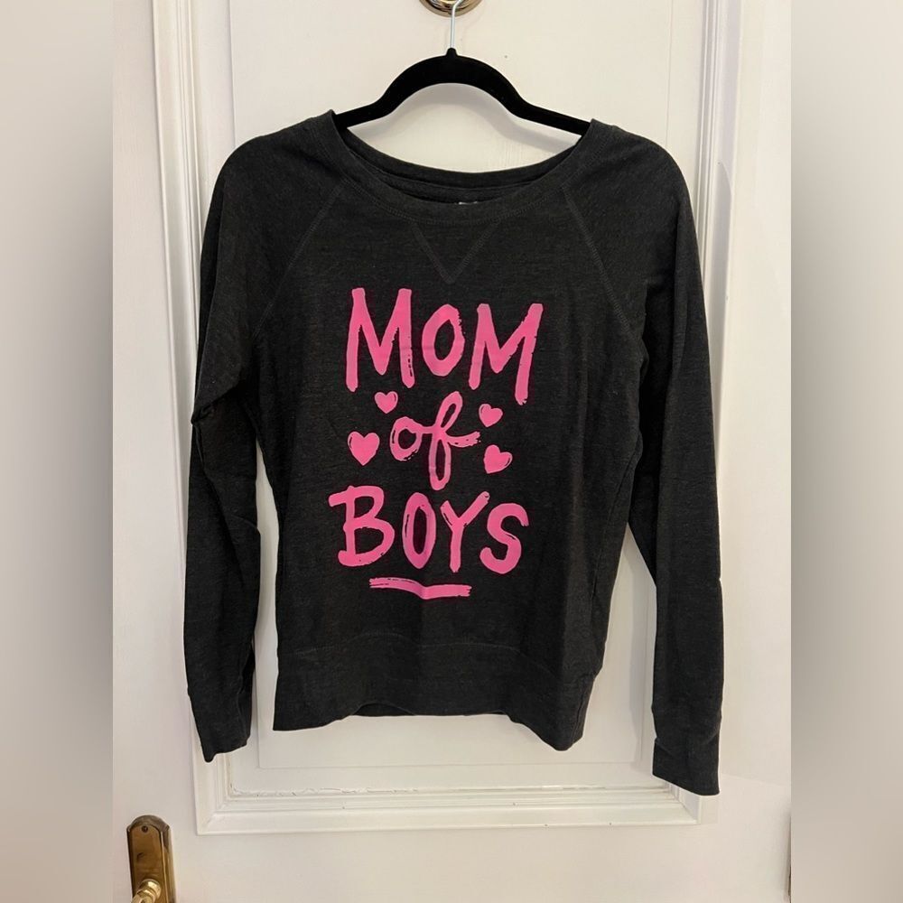 Sweatshirt with Mom of Boys! Small