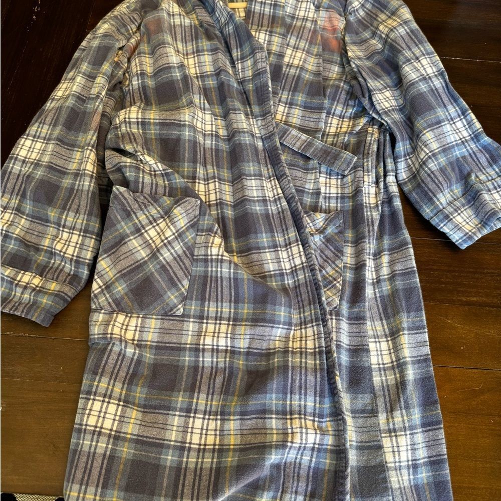 Blue Lightweight Plaid Jacket