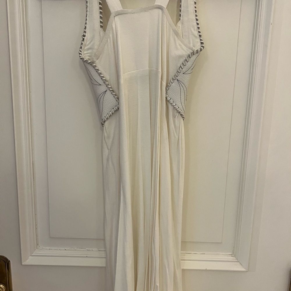 White dress with built in bra/corset in small
