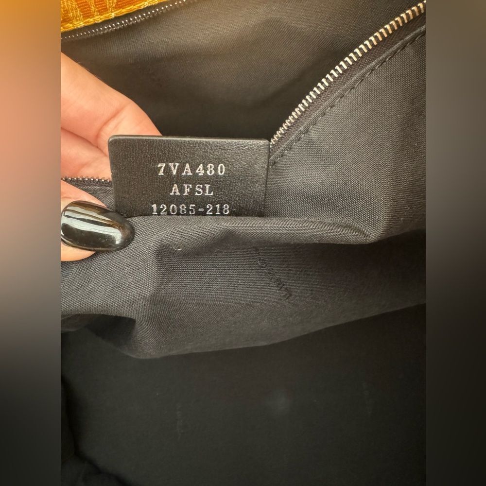 AUTH YELLOW FENDI TOTE!!!