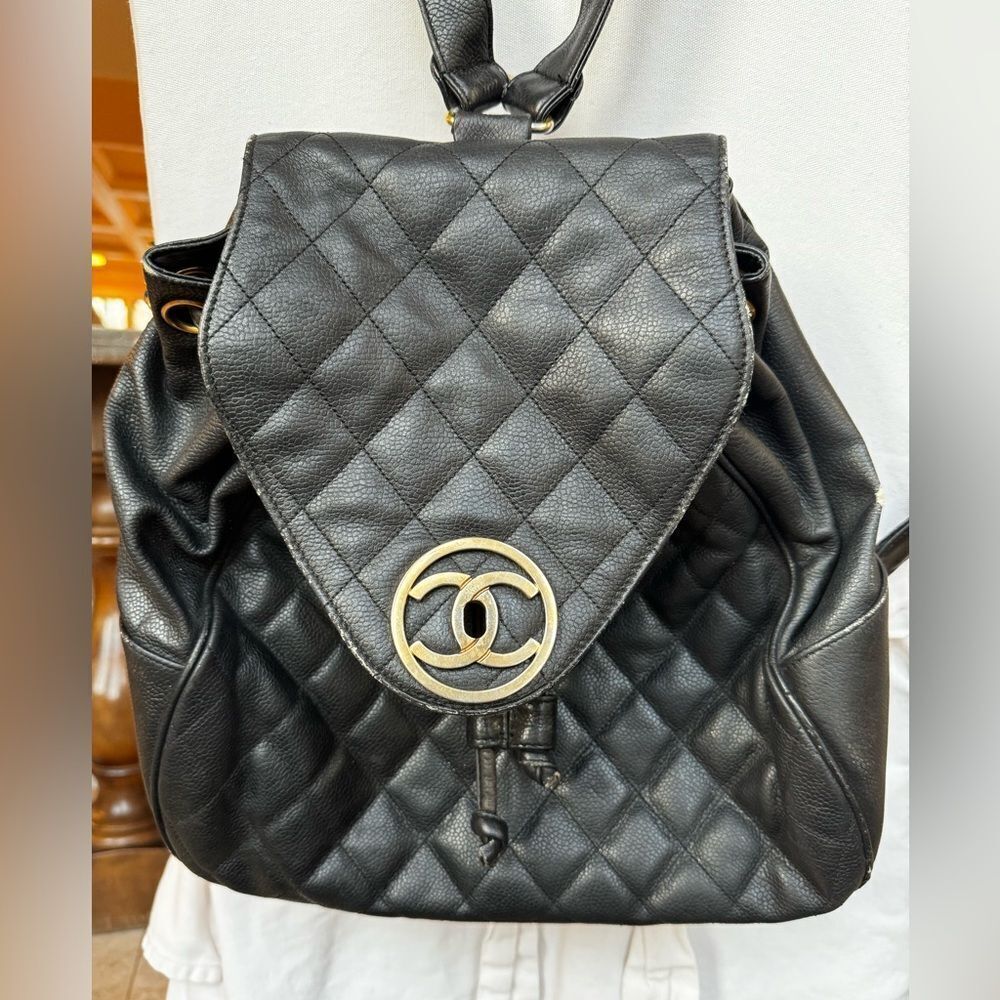 AUTH VINTAGE CHANEL BACKPACK