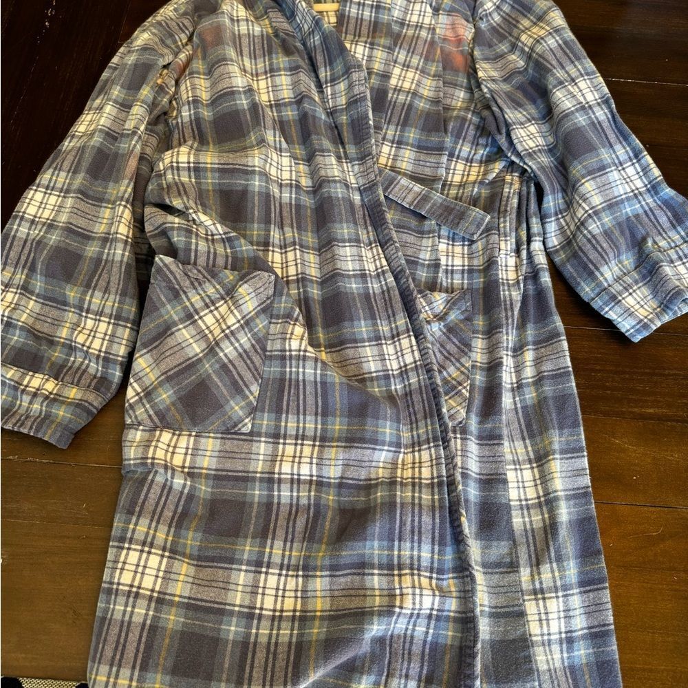 Blue Lightweight Plaid Jacket