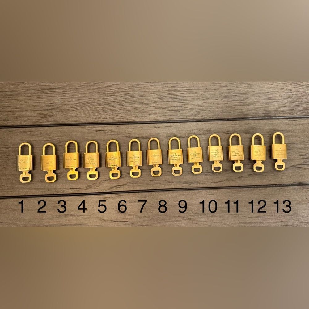 AUTHENTIC LOUIS VUITTON PADLOCK AND KEY