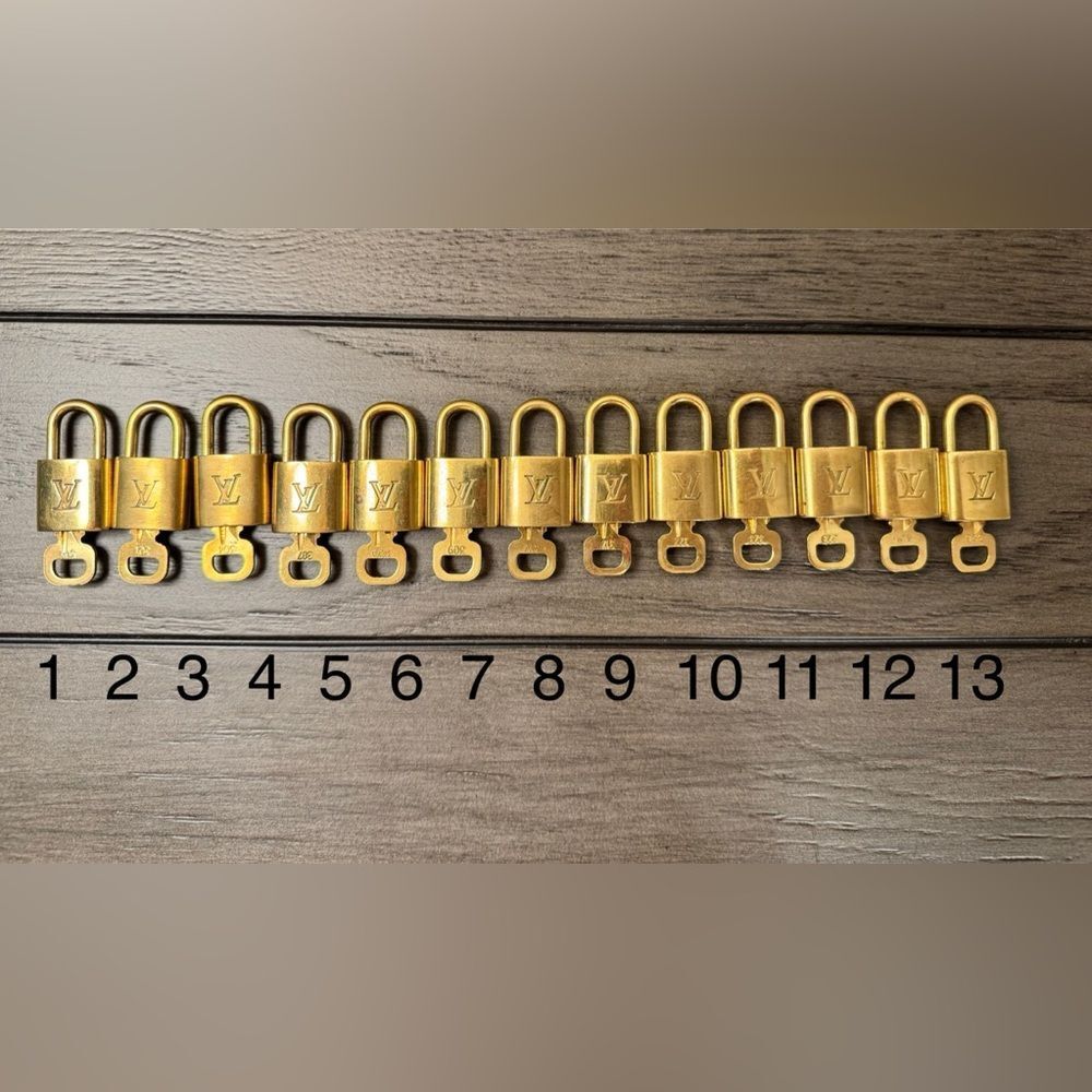 AUTHENTIC LOUIS VUITTON PADLOCK AND KEY