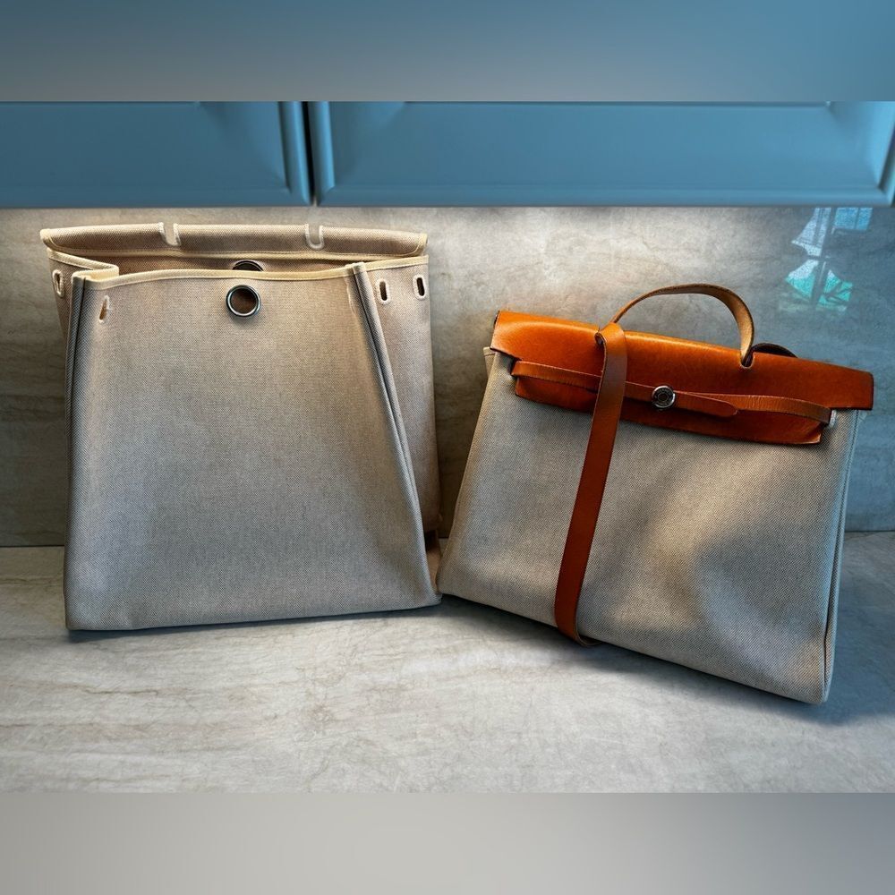 AUTH HERMES HERBAG 39 SET