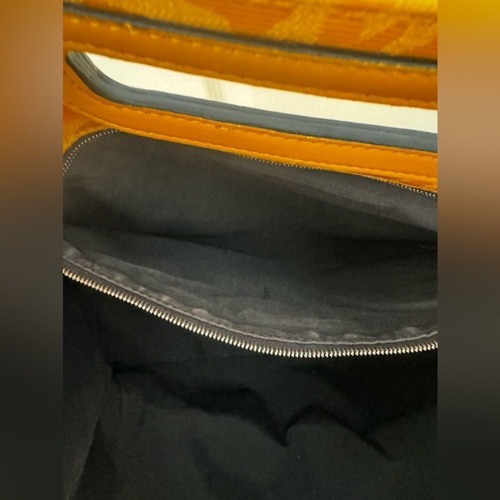 AUTH YELLOW FENDI TOTE!!!