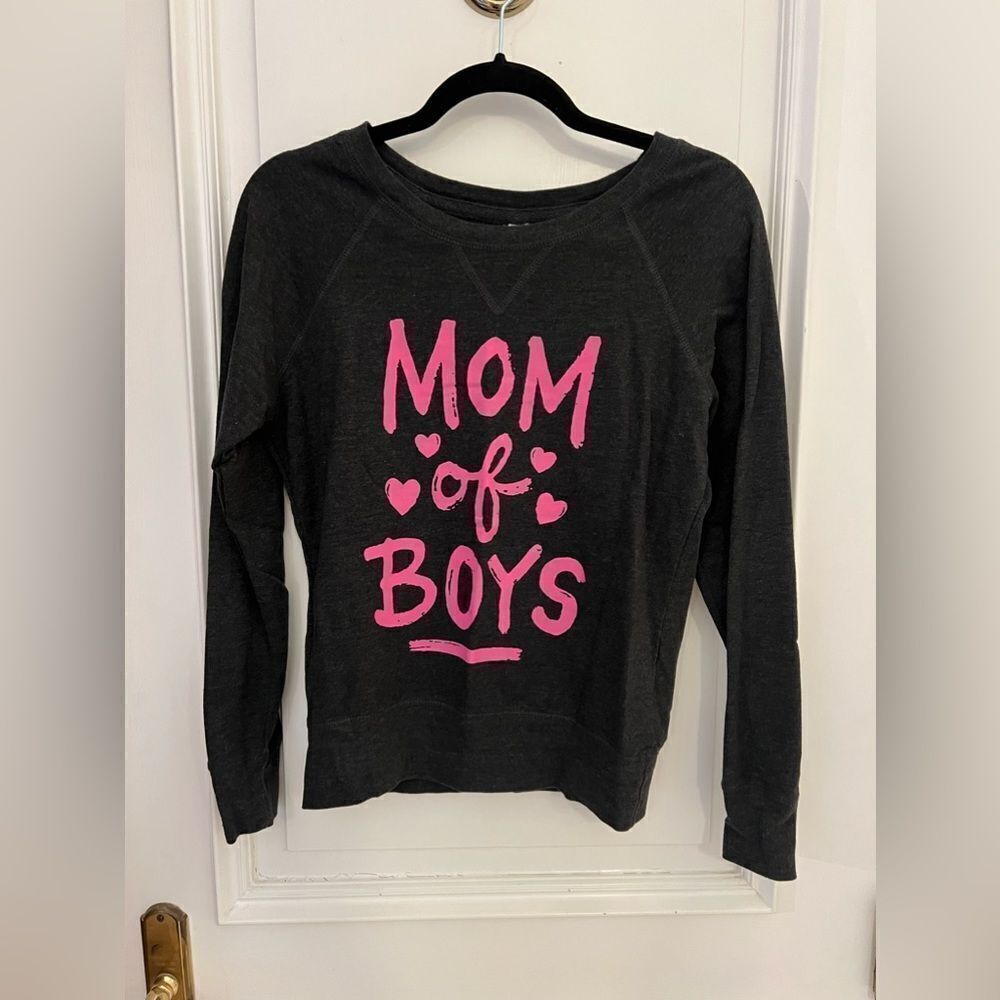 Sweatshirt with Mom of Boys! Small