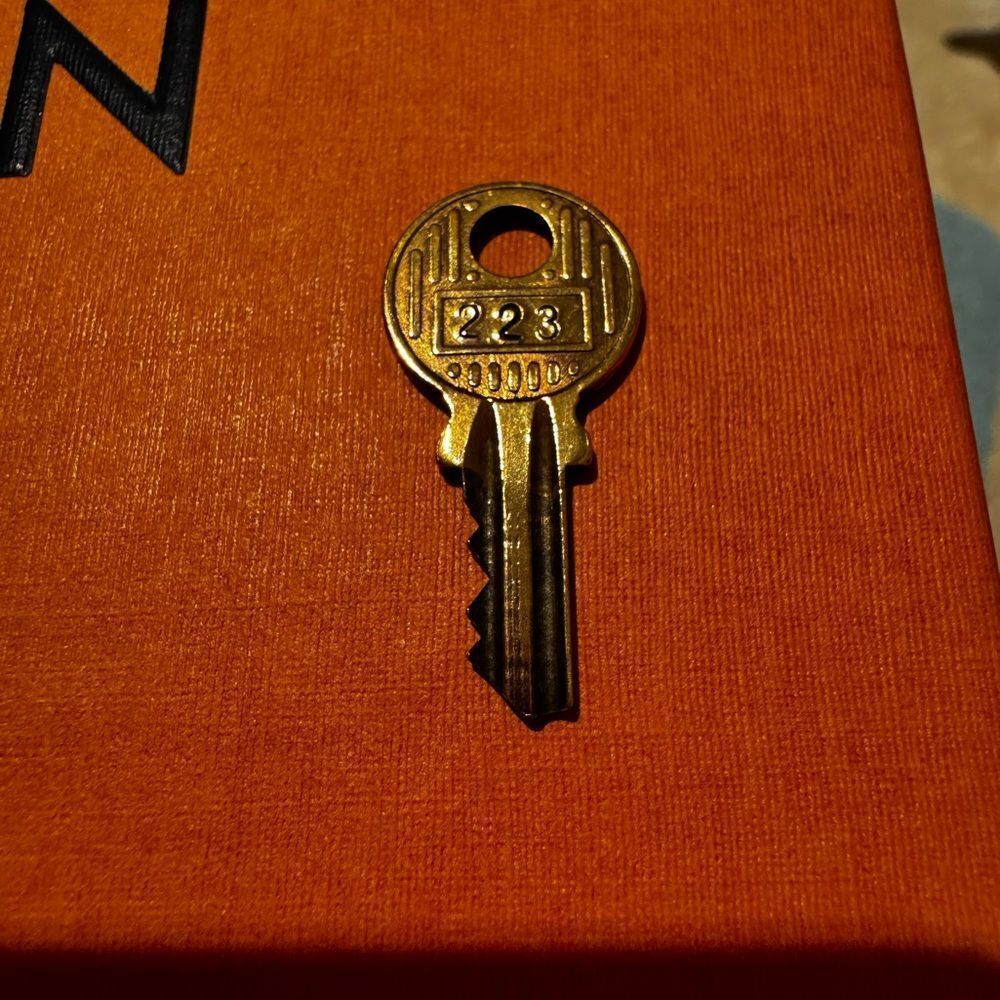 AUTHENTIC VINTAGE LOUIS VUITTON PADLOCK AND KEY