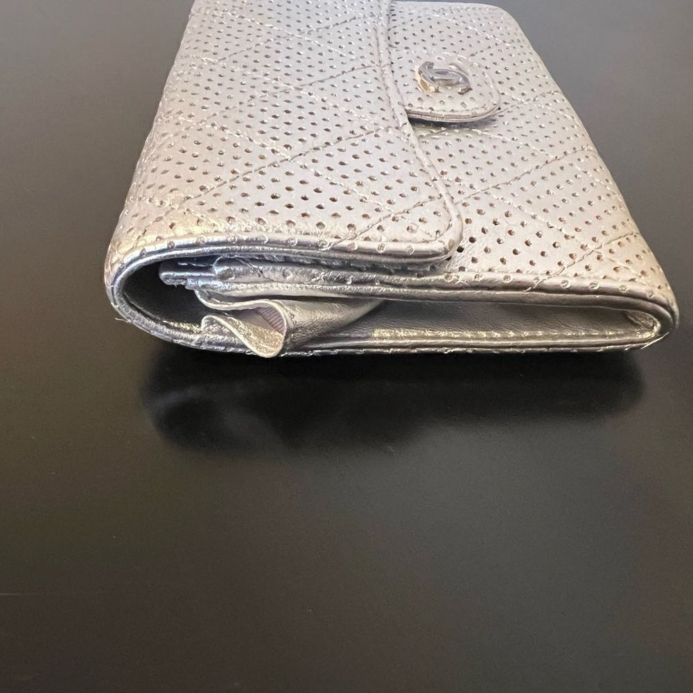 AUTHENTIC CHANEL WALLET- Silver