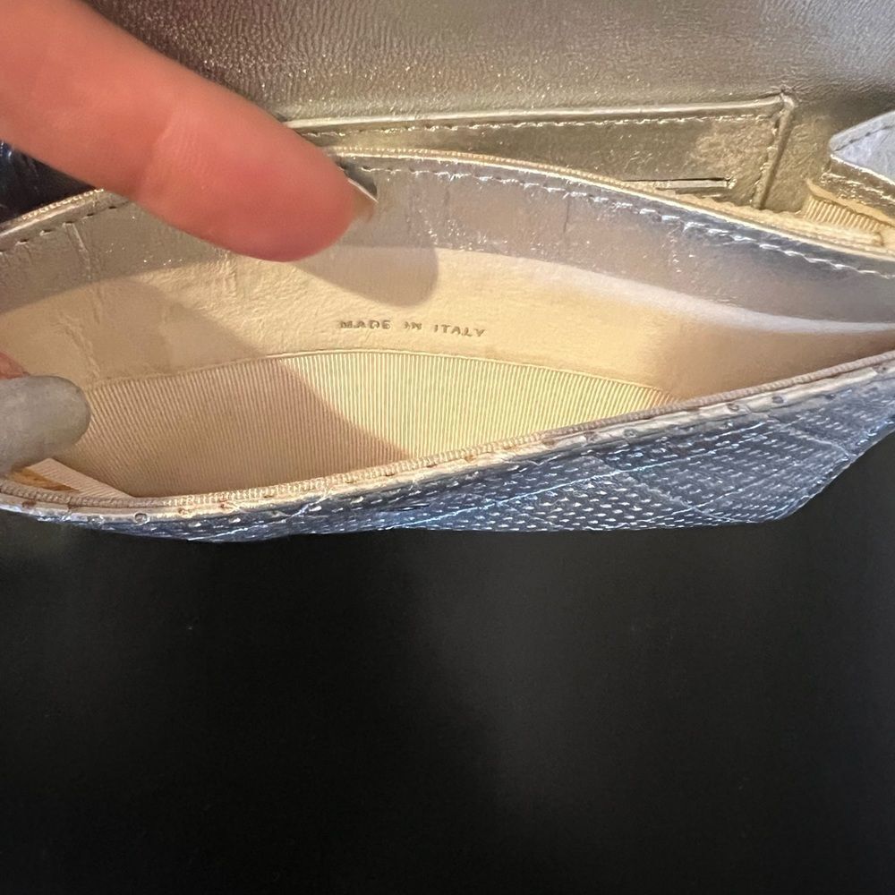 AUTHENTIC CHANEL WALLET- Silver
