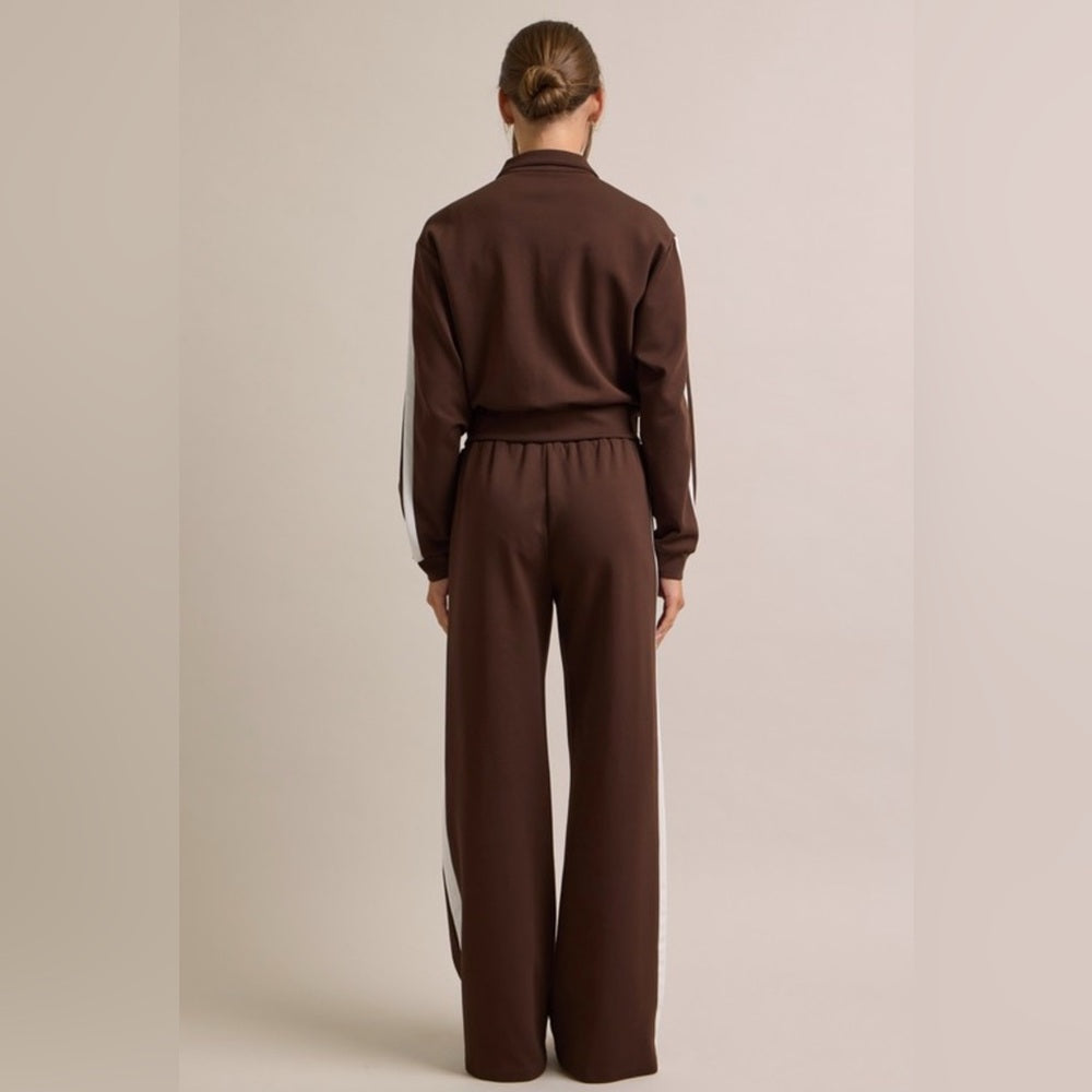 Pamela Pants & Sweatsuit Set- Brown