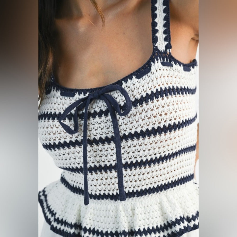 Elegant White Maxi Crochet Dress