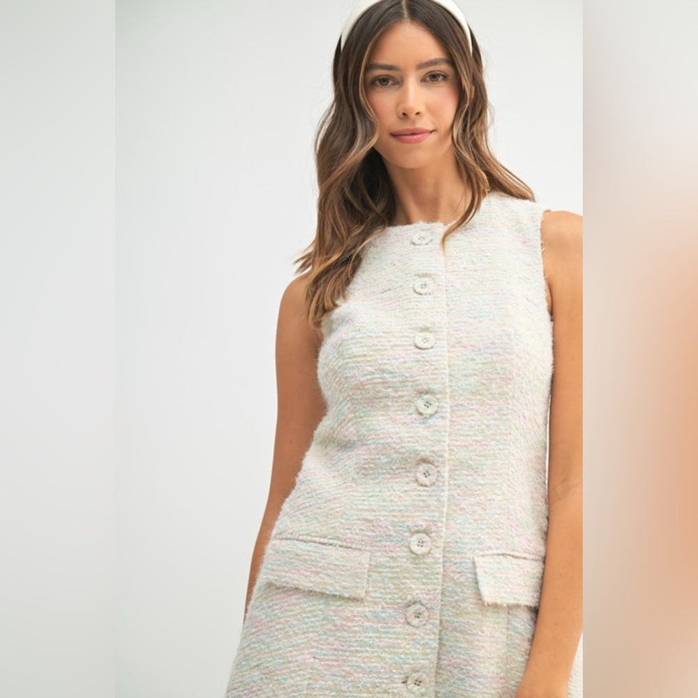 Classic Cream Sleeveless Dress