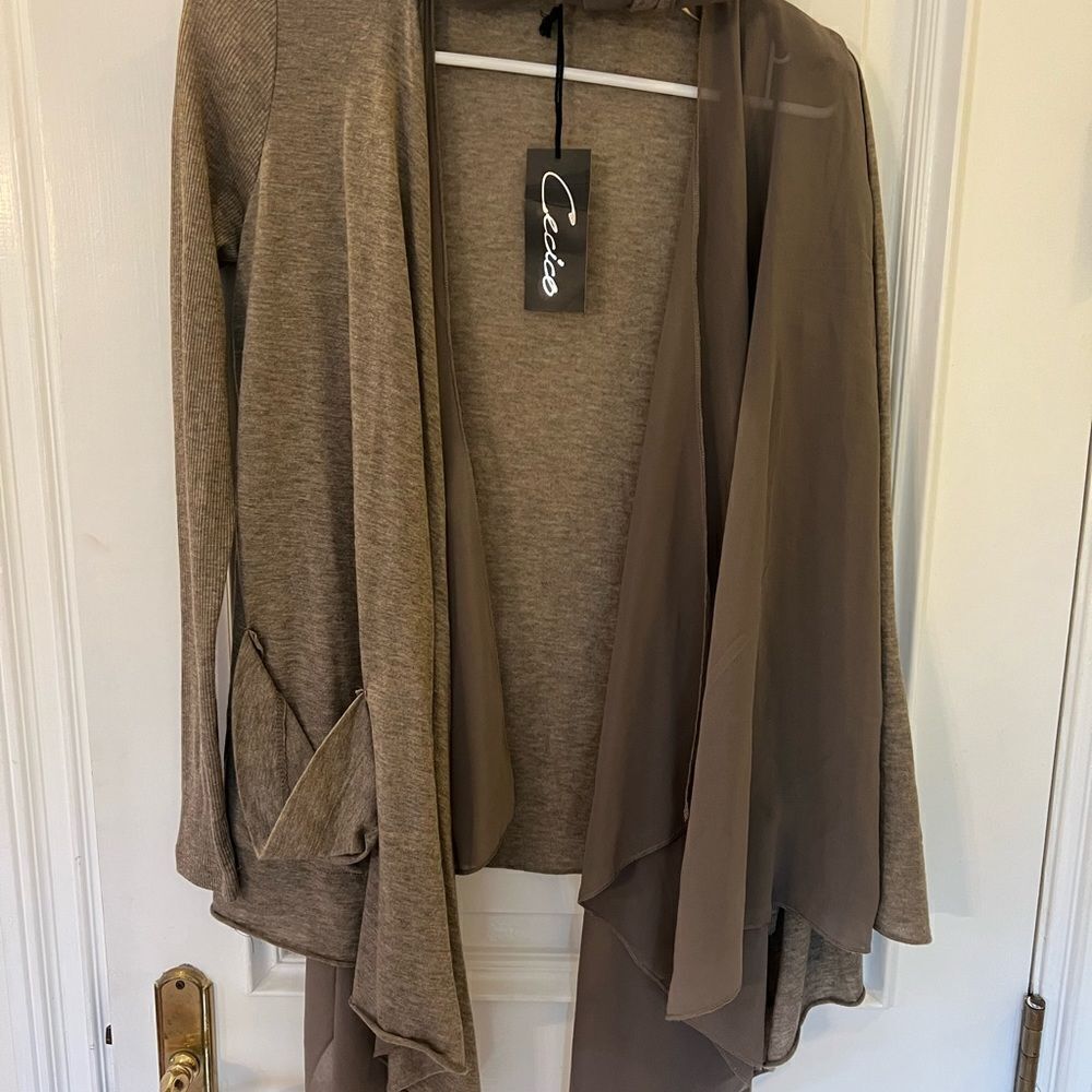 NWT!!!! Gorgeous sweater with infinity scarf