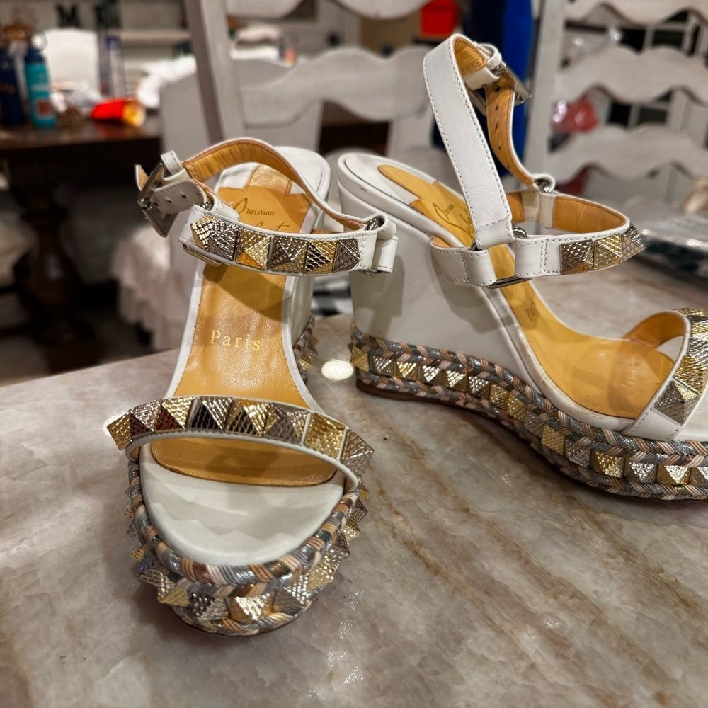 807. Christian Louboutin Studded Sandals