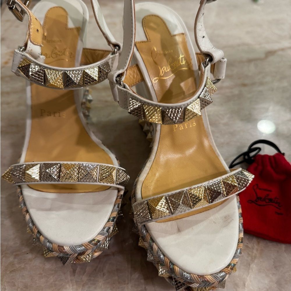 807. Christian Louboutin Studded Sandals