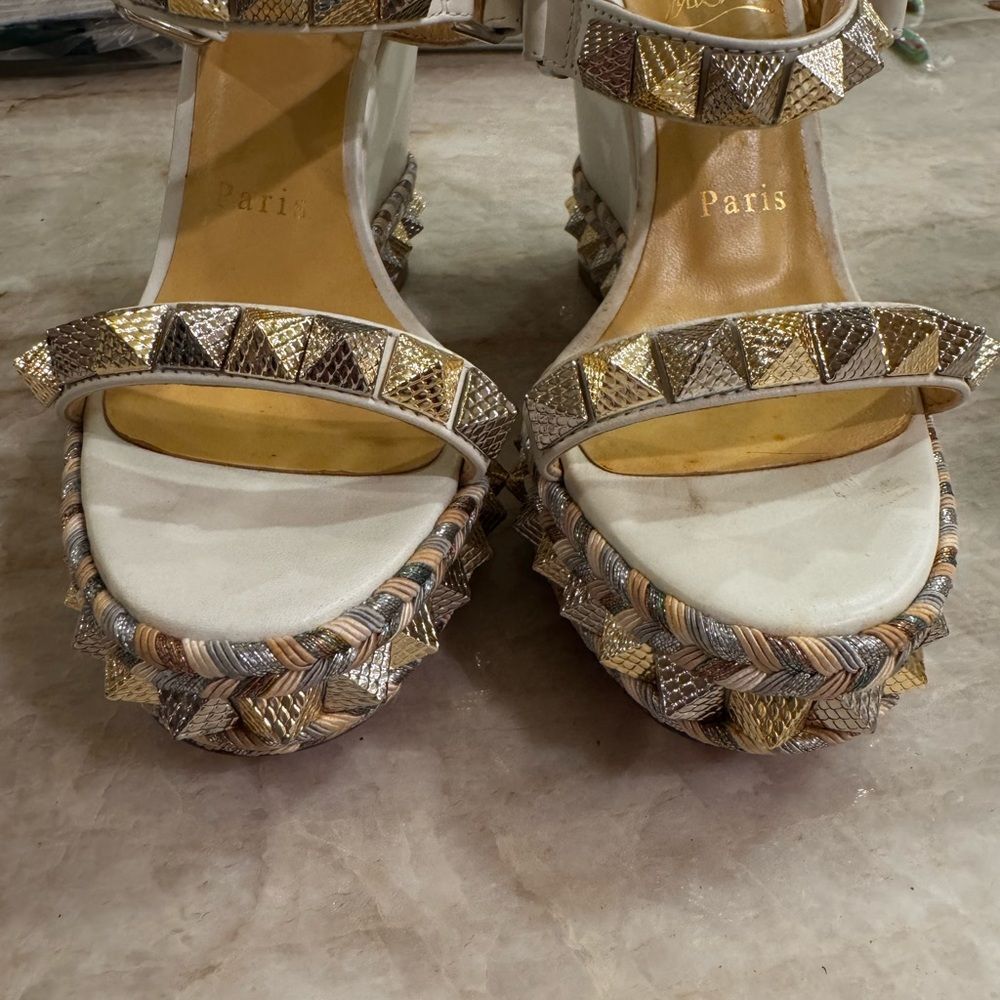 807. Christian Louboutin Studded Sandals