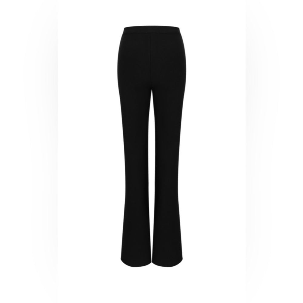 006. HUG ME Bandage Style Pants- Black