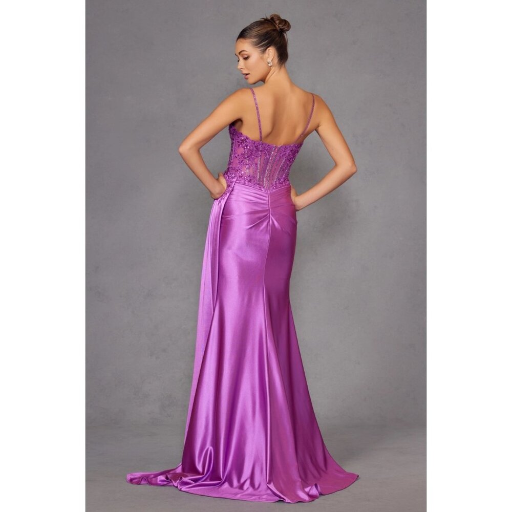Magnificent Magenta Evening Gown
