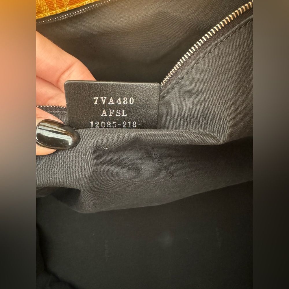 AUTH YELLOW FENDI TOTE!!!