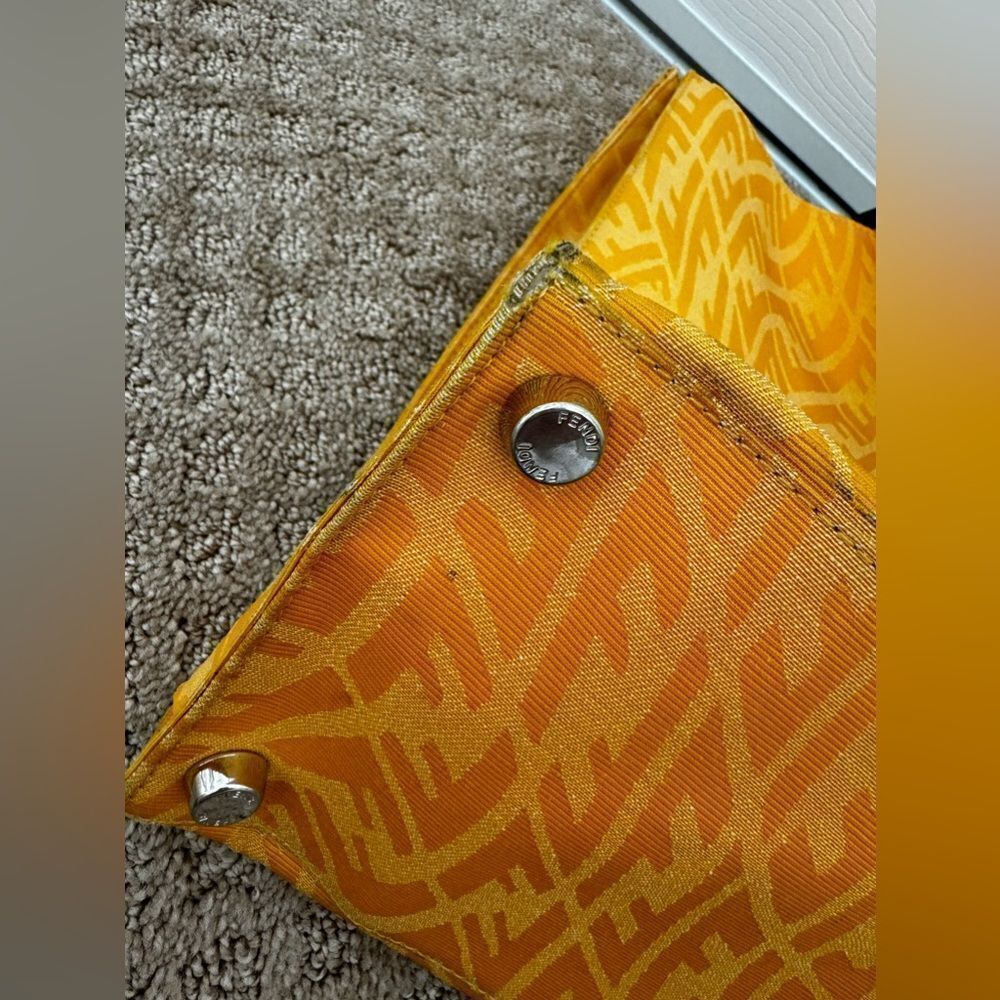 AUTH YELLOW FENDI TOTE!!!