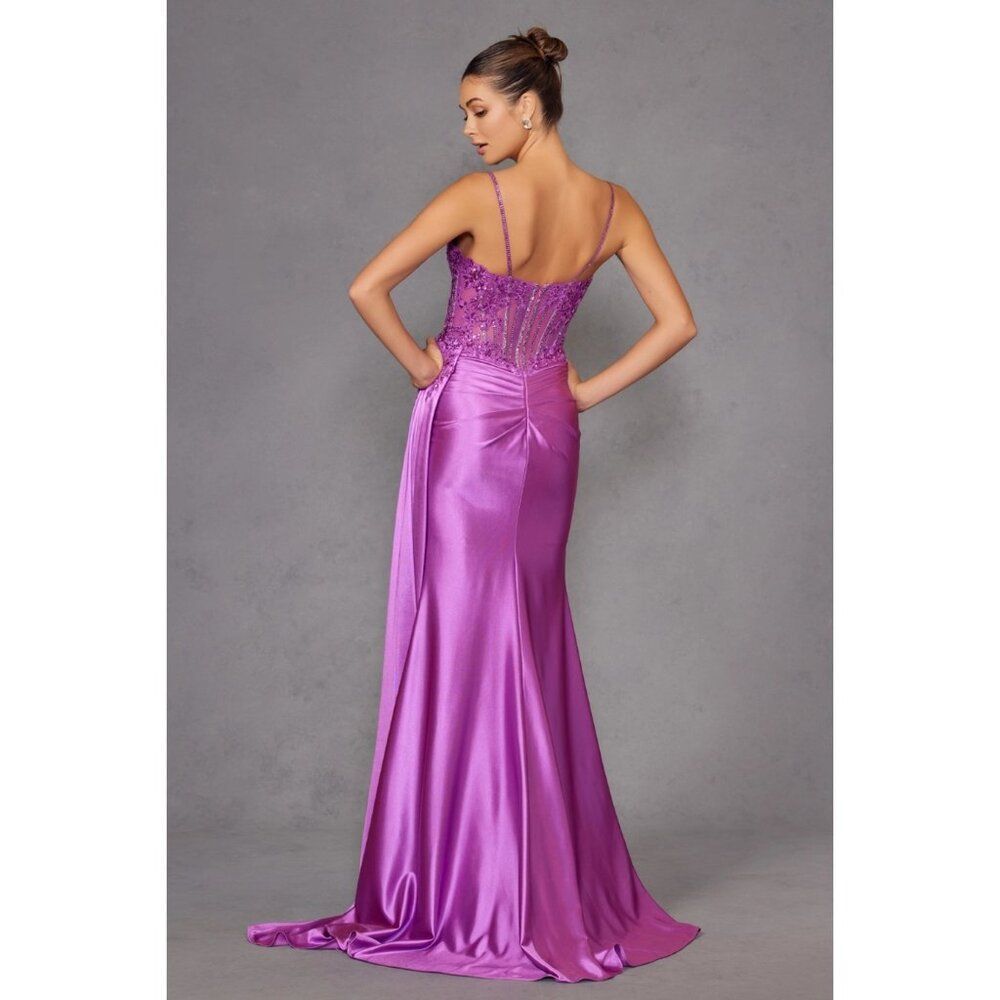 Magnificent Magenta Evening Gown