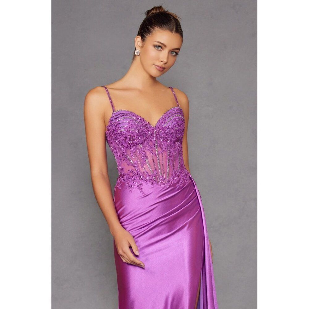 Magnificent Magenta Evening Gown