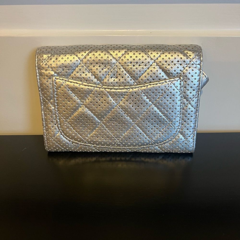 AUTHENTIC CHANEL WALLET- Silver