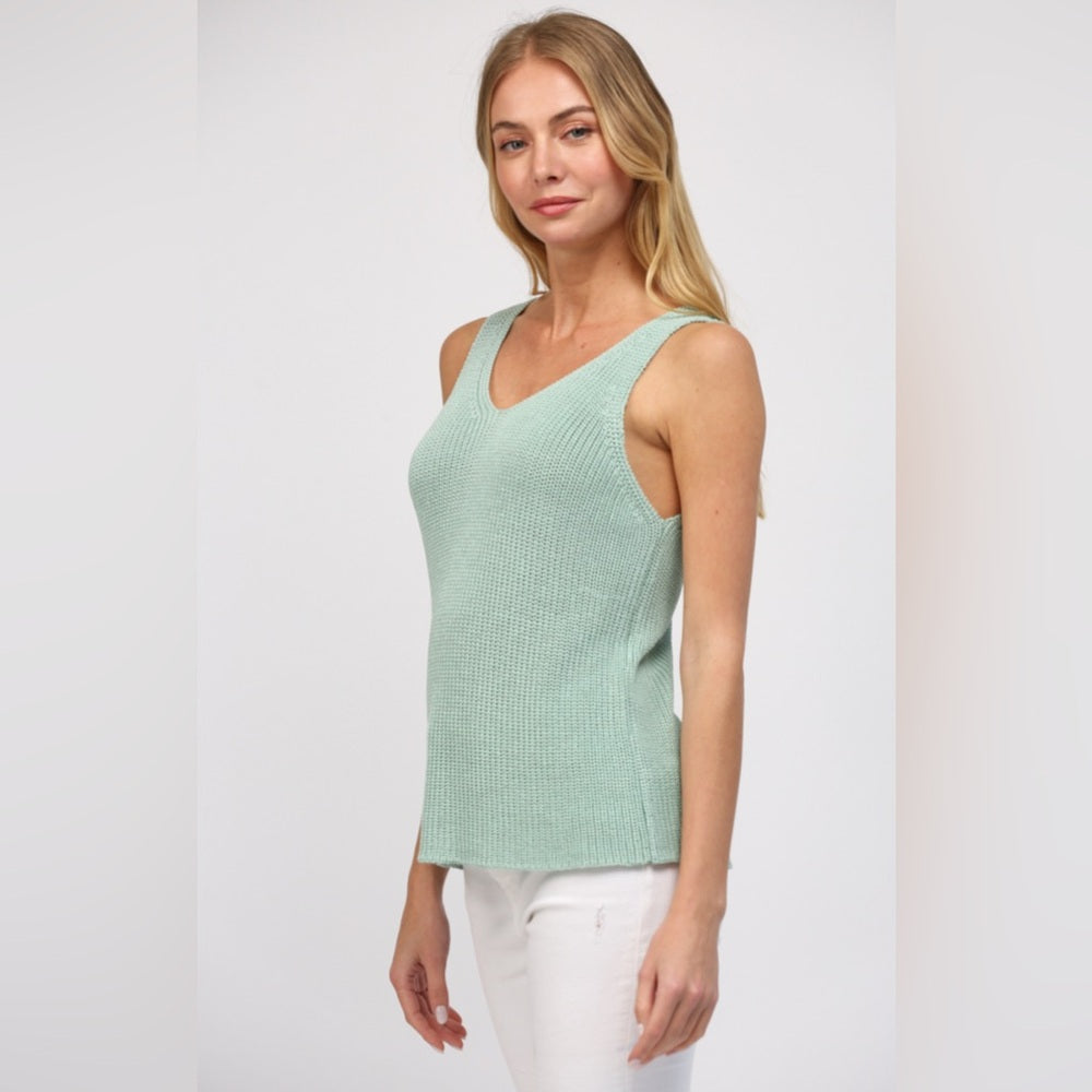 SAGE SWEATER TANK TOP