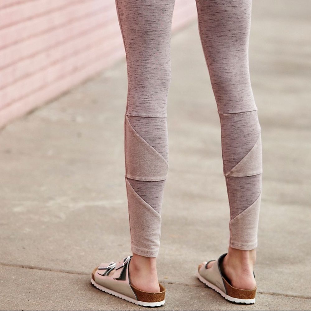 FREE PEOPLE Kyoto Leggings in Mocha Taupe