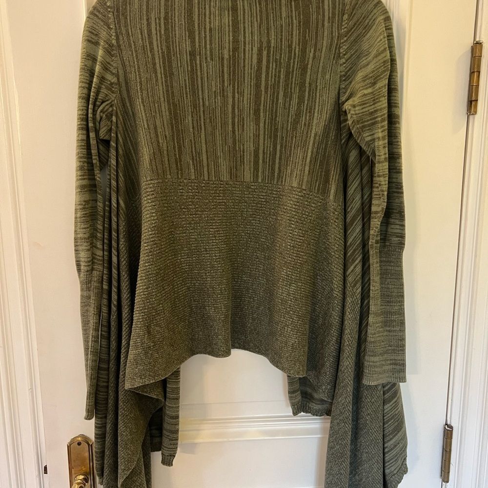 PRANA yoga sweater- green XS