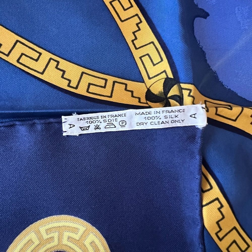 AUTHENTIC HERMES 100% silk Scarf