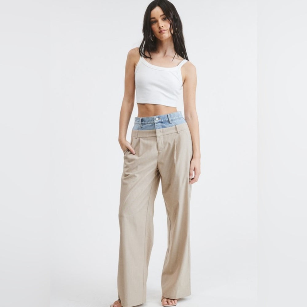 049. BILLIE TROUSERS- Beige