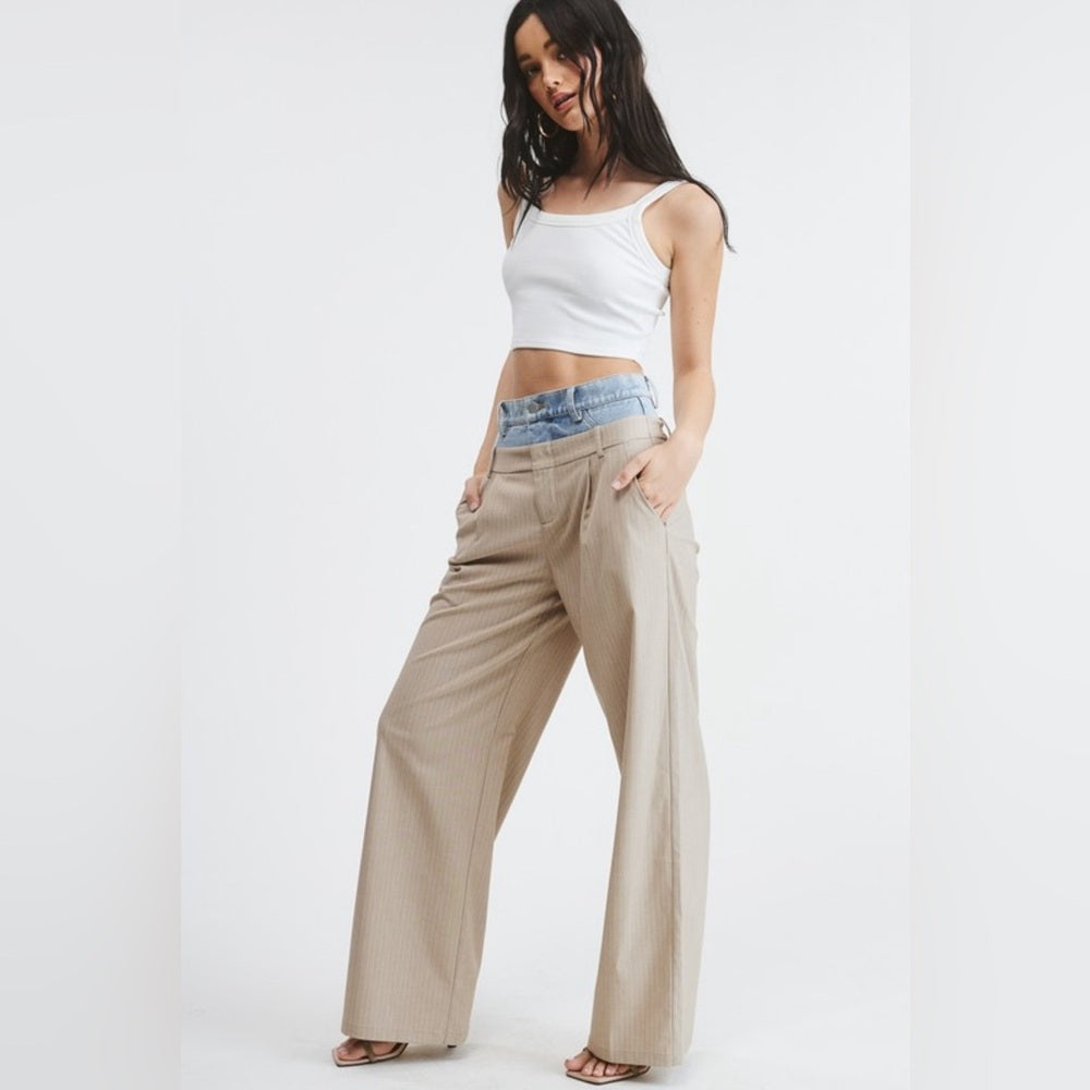 049. BILLIE TROUSERS- Beige